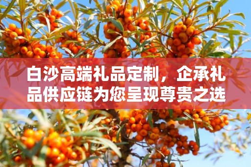白沙高端礼品定制，企承礼品供应链为您呈现尊贵之选
