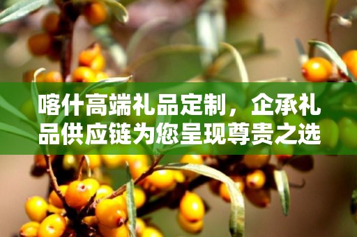 喀什高端礼品定制，企承礼品供应链为您呈现尊贵之选